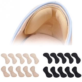 1 par de almohadillas adhesivas para aliviar el dolor del talón, antidesgaste, almohadillas para el talón