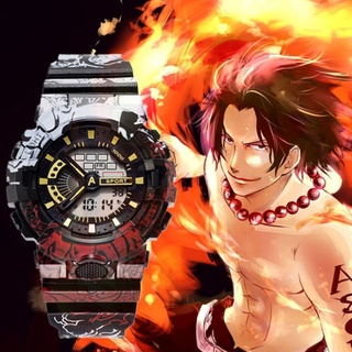 Reloj electrónico de una pieza para hombre, impermeable, luminoso, mediano y pequeño, reloj electrónico de anime (5)