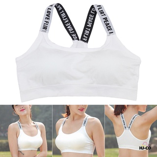 Women Fitness Bra Quick Dry Seamless Breathable Solid Color Underwear for Sports