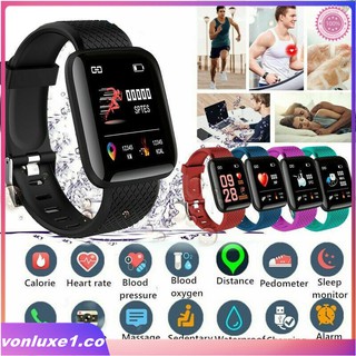💥D13 Reloj Inteligente Baokuan/Smartwatch 116Plus impermeable IP67 Batimentos cardiacos/presión arterial