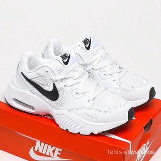 Originais Nike Air Max Fusion Men 's and women 's running Sapatos Calçados Esportivos Tênis Tamanho Grande --white black