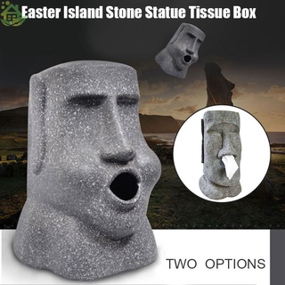 Caja De servilletero De Moai con diseño De caja De Papel divertida De Moai con diseño De pascua