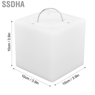 Ssdha Night Light USB LED Shape RGBW Remote Control Dimmable Bar Table Lamp HG (5)