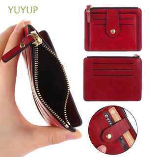 Yuyup cartera pequeña delgada/Porta tarjetas con tarjetero/dinero/negocios