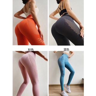 leggings elásticos para mujer/entrenamiento transpirable para correr cintura alta/pantalones de yoga (1)