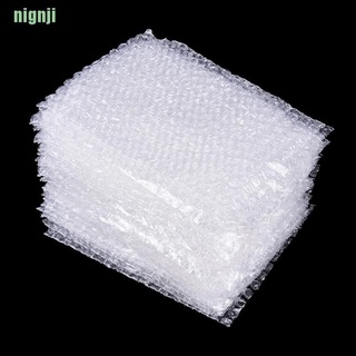 [nin] 15*20cm 50X transparente a prueba de golpes reciclable pequeñas bolsas de embalaje bolsas de envoltura de burbujas