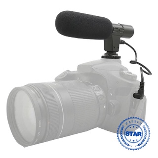 Micrófono Para cámara Nikon Canon Dslr Dv Entrevista grabación Externa Q7Z1