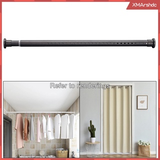 cortina de tensión extensible con resorte, barra de cortina de ducha, postes de casa