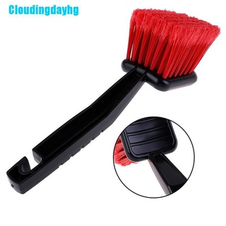 Cloudingdayhg Car Wheel Brush Tire Cleaner with Handle Auto Detailing Motorcycle Cleaning