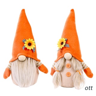 ott. primavera pascua girasol gnome tomte nisse sueco elfo casa granja cocina decoración estante escalonada bandeja decoraciones