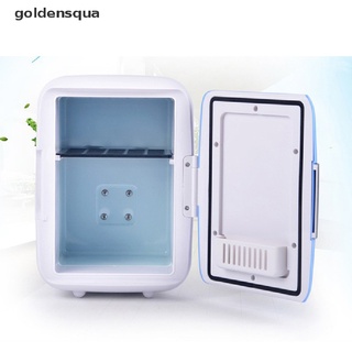 [goldensqua] 4l coche hogar mini nevera calentador portátil pequeño refrigerador bebé botella calentador [goldensqua] (5)