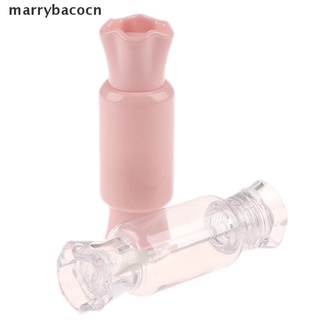 marrybacocn 5pcs adorable forma de caramelo vacío brillo de labios tubo diy recargable labios contenedores co