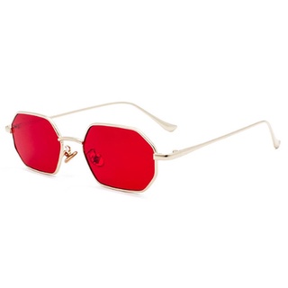 diseño de marca gafas de sol hombres mujeres pequeño marco metal gafas de sol vintage cuadrado gafas de sol uv400 sombras gafas oculos de sol