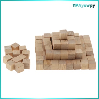 100x cubos cuadrados matemáticas madera bloques cuadrados rompecabezas hacer manualidades proyectos de bricolaje