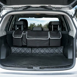 psa Car Organizer Trunk Backseat Adjustable Storage Bag Net High Capacity Multi-use Oxford Back Interior Accessories csc