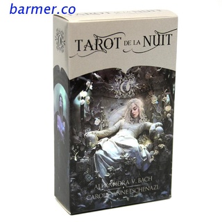 BAR2 78 Cartas Bar Tarot De La Nuit Full English Family Party Juego De Mesa Oracle Cards Astrología Adivinación Fate