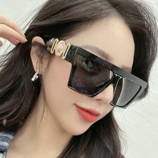 Nueva moda de gran tamaño gafas de sol de las mujeres Vintage cuadrado degradado sombras de una pieza lente grande gafas de sol para las gafas de mujer