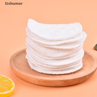 [sixhumor] 10 almohadillas reutilizables para remover maquillaje, lavables, almohadillas de algodón, suave, limpiador facial co