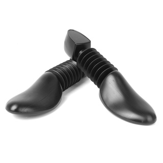 1 par de zapatos de plástico negro árbol zapatos shaper camilla ajustable reino unido 6.5-10.5