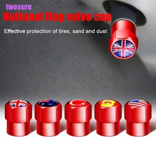 [twosure] tapa de neumático para decoración de neumáticos de coche creativa roja Mini tapa de válvula de neumático modificada
