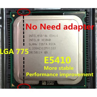 lntel XEON E5410 2.33GHz/12M/1333Mhz/CPU igual a LGA775 Core 2 Quad Q8200 CPU, (funciona en la placa base LGA775 sin necesidad adaptador)