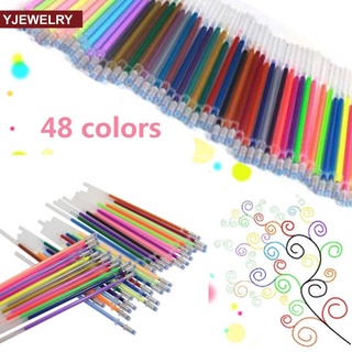 Plumas De Gel De 48 colores/brillantinas/coloridas/pinturas/Marcadores De papelería/herramienta De venta caliente