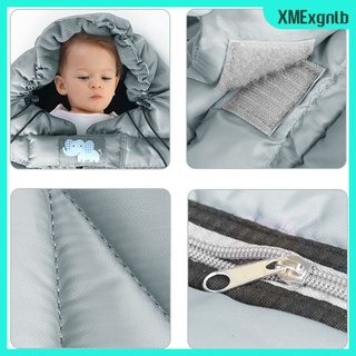 [xmexgnlb] cochecito saco de dormir cubierta de pie manta infantil multifuncional bebé niño cochecito accesorios cómodo caliente sacos de dormir para cochecito (5)
