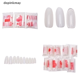 dopinkmay 500 piezas falsas falsas artificiales completas de acrílico uv gel manicura arte consejos co