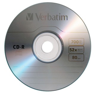 Cd-R en blanco Verbatim CDR CD R empleado en blanco (1)
