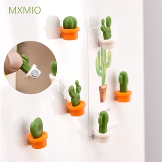 Mxmio Mini mensaje pegatina suculenta decoración del hogar imanes lindo refrigerador imán botón novedad Cactus/Multicolor