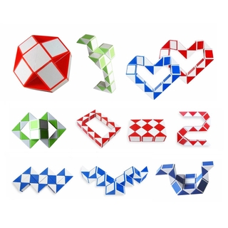 Niños inteligencia educativa magia serpiente regla Rubik Rubic cubo rompecabezas juguetes (4)
