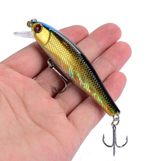 ALLSMILEE 70mm 14g Pencil Sinking Minnow Baits Useful Winter Fishing Fish Hooks Crankbaits Tackle Multicolor Outdoor Minnow Lures (6)