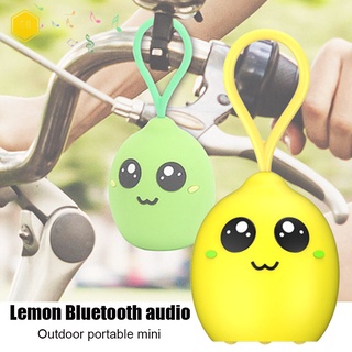 hjp altavoz estéreo inalámbrico portátil bluetooth de dibujos animados de limón subwoofer altavoz bluetooth