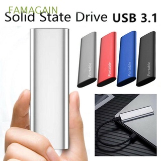 FAMAGAIN Mini Hard Disk Drive High-speed HDD Solid State Drive Portable External Solid Drive Type-C Storage Device 4T 8T 10T USB 3.1 SSD/Multicolor