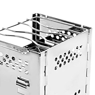aresuit - cocina plegable multifunción de acero inoxidable para barbacoa, para acampar (9)