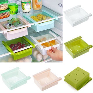 Haostones Slide cocina nevera congelador ahorro de espacio estante estante organizador caja de almacenamiento MY