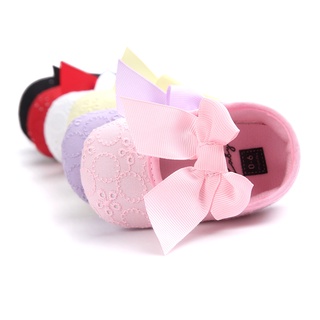 Twicebuy precioso Bowknot bebé niña princesa suela suave Prewalker zapatos de niño (2)