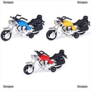 <dengyou> bebé motocicleta tire hacia atrás modelo de juguete coche para niños niño modelo de moto juguete regalo
