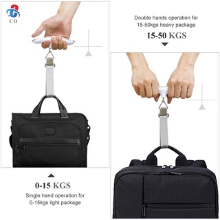 xyp digital colgante báscula de equipaje de acero inoxidable pesado 50 kg para maleta de viaje bolsa (3)