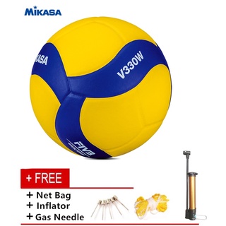 original mikasa voleibol v330w suave voleibol playa entrenamiento oficial size5 bola de voleibol suave bomba libre
