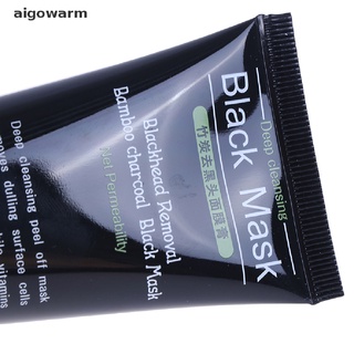 aigowarm blackhead removal carbón de bambú peel off máscara para reducir la piel de poros acné co (6)