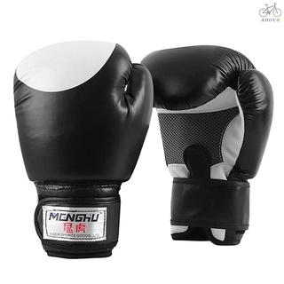 Abour12 guantes de boxeo Kick Boxing Muay Thai saco de entrenamiento guantes de deportes al aire libre manoplas boxeo práctica equipo para saco saco boxeo almohadillas