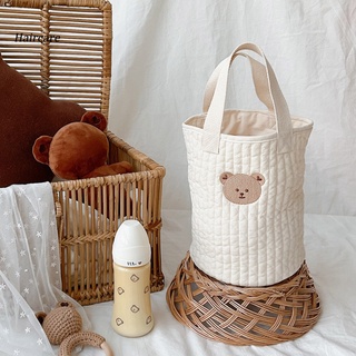 Haircare suave botella de leche bolsa de pañales bolsa de bebé pañales Totes Ornamental para uso diario