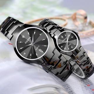 Coco nuevo par relojes XIAOY 9 resistente al agua elegante negocios Casual luminoso cuarzo fecha reloj