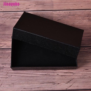 [Jioayuke] rectángulo negro reloj embalaje caja de regalo caja de accesorios de joyería caja