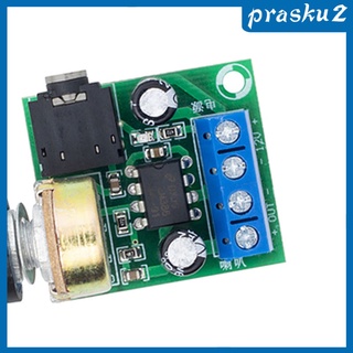 [prasku2] Módulo Amplificador De potencia De audio LM386 0.5 10W DC 3 12V Estéreo
