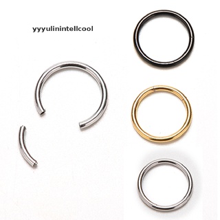 Yyyultin 1 pza anillo inteligente con Segmento De titanio Para septum/ Clicker/Piercing/Nariz/labio