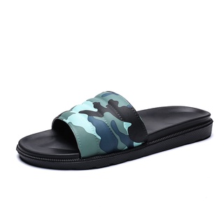 [Scl] verano de los hombres de la moda sandalia Selipar kasut camuflaje Color ligero zapatillas de casa