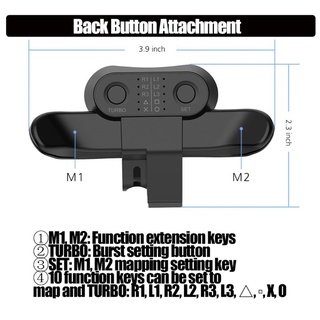 Reemplazo de paletas para controlador PS4 botón trasero accesorio para Dualshock4 Gamepad teclas de extensión trasera buena caliente (7)