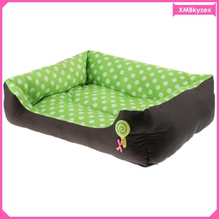 cama con estampado de puntos en forma de sofá para mascotas para gatos o perros pequeños y medianos